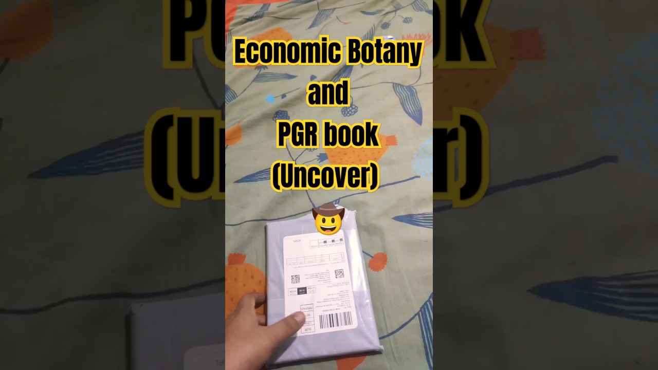 Uncovering Economic Botany and PGR Book 📕
