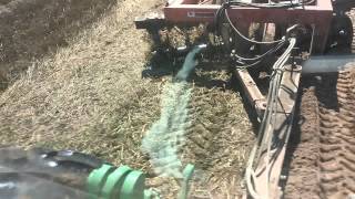 Disking fresh manure