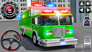 Fire Truck Driving Simulator - New Fire Fighting Fireman's Daily Job - Android GamePlay #2 screenshot 1