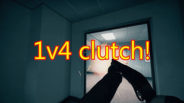 CS:GO | Sawed-off 1v4 clutch | on cs_Office