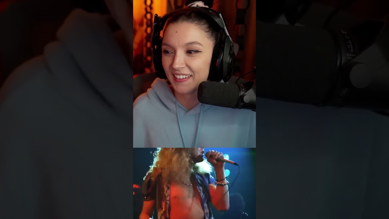My reaction to Led Zeppelin - Rock And Roll #reaction #shorts #firsttimereaction #bisscute