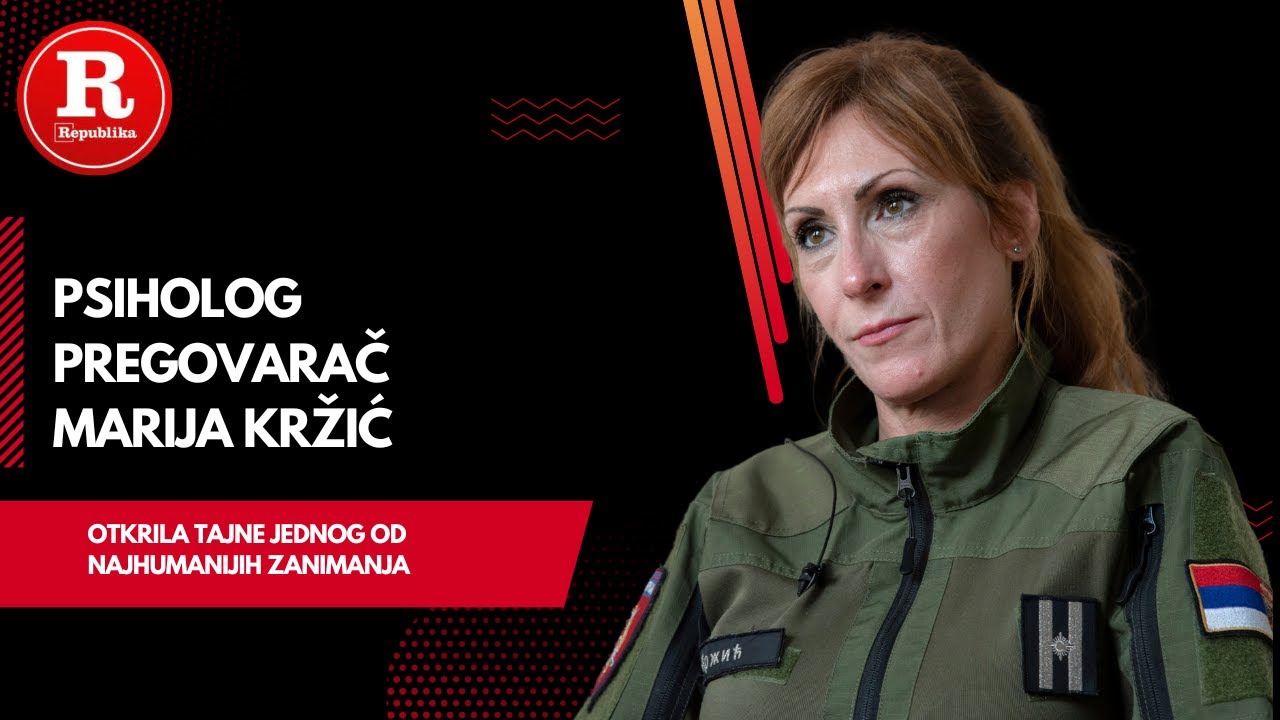 Psiholog pregovarač Marija Kržić otkrila tajne jednog od najhumanijih ...