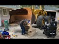 Welding and Repairing a Cracked Wheel Loader Bucket (Pay Loader Part 3)
