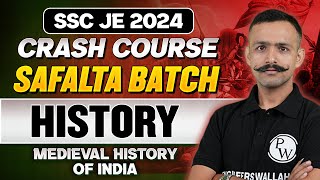 SSC JE Crash Course 2024 | History  - 02 | Medieval History of India | SSC JE General Awareness 2024