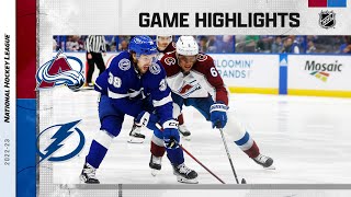 Avalanche @ Lightning 2/9 | NHL Highlights 2023