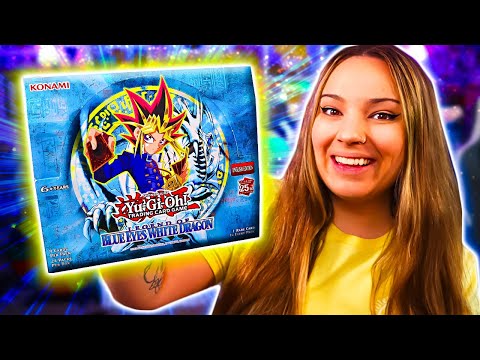 OPENING THE FIRST EVER YUGIOH SET! LEGEND OF BLUE EYES!! | Giveaway Winner!