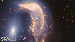 James Webb Space Telescope spies interacting galaxies in amazing 2nd anniversary image