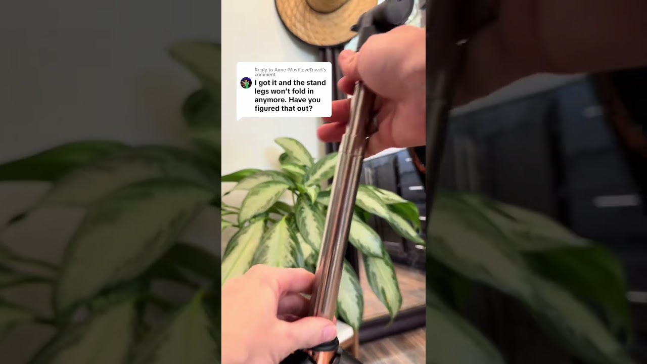 Troubleshooting a Tripod Stand: How to Close the Legs