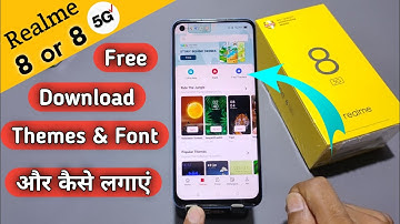 How to change theme in Realme 8, Realme 8 change themes & font