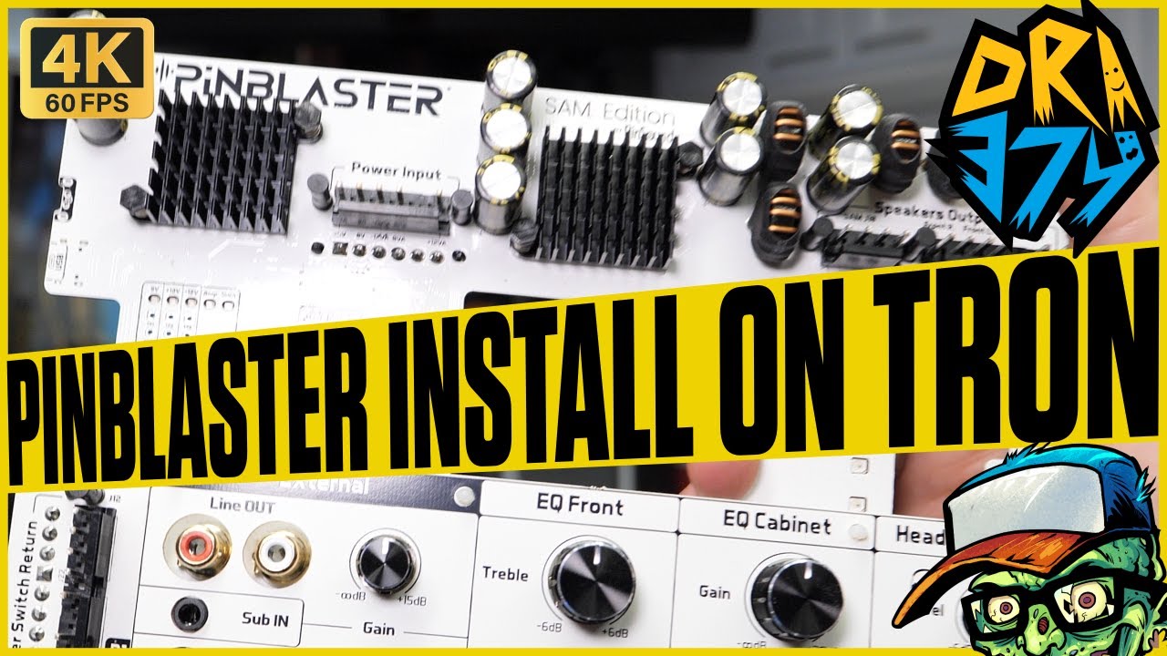 Installing a PinSound PINBLASTER in TRON:Legacy by Stern Pinball. Streamed from Raccoon City Pinball