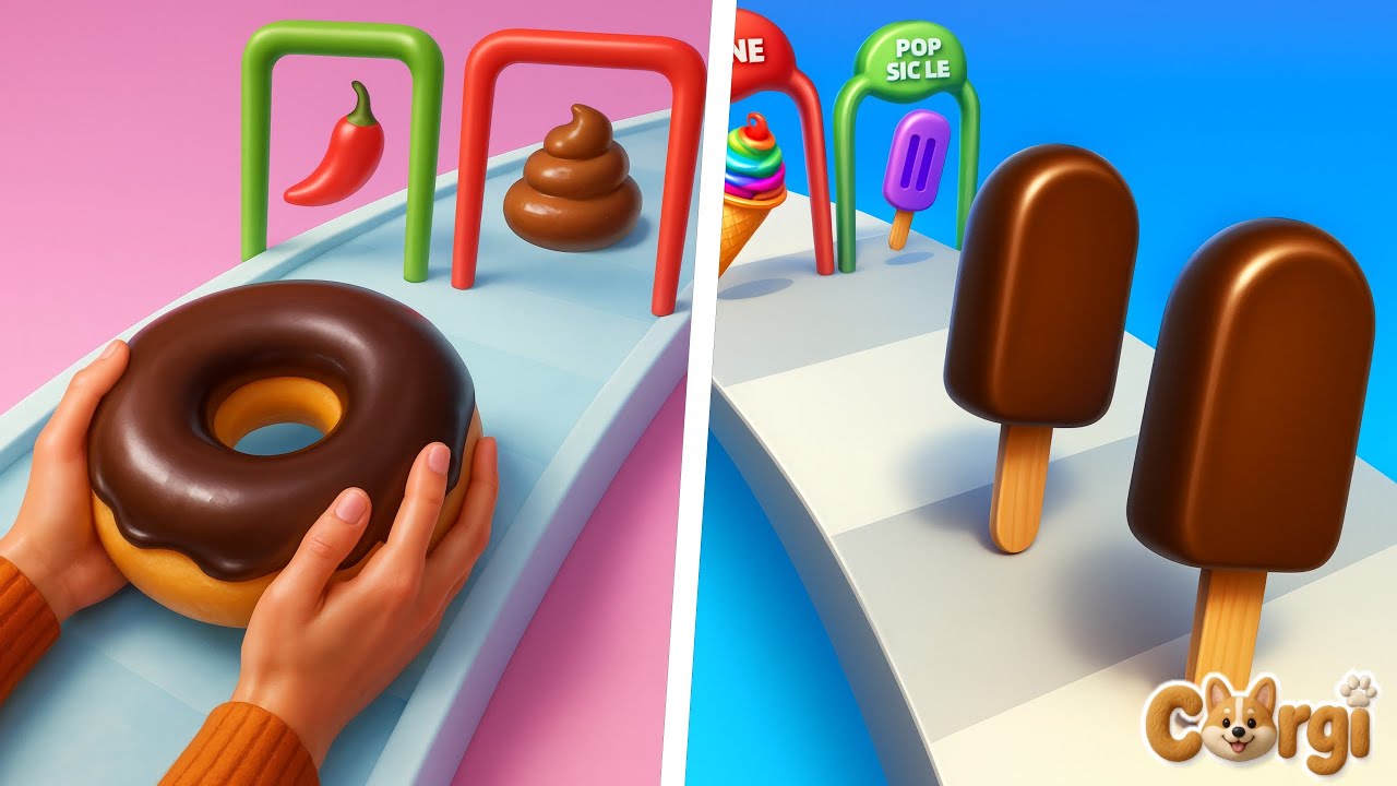 Bakery Stack VS Ice Cream Stack - All Levels Satisfying Walkthrough Gameplay