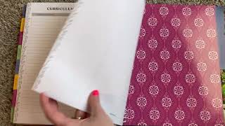 A Simple Plan: homeschool planner flip through @MardelTV 