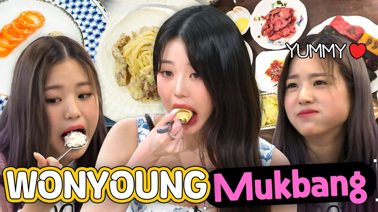 From 16 to 21 years old ❤ IVE WONYOUNG's Mukbang Compilation 🤤
