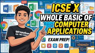 ICSE IX and X computer applications basic in one shot #icse#viral#trending