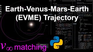 Earth-Venus-Mars-Earth Trajectory Calculated via V-Infinity Matching (Lambert & Newton Root Solvers)
