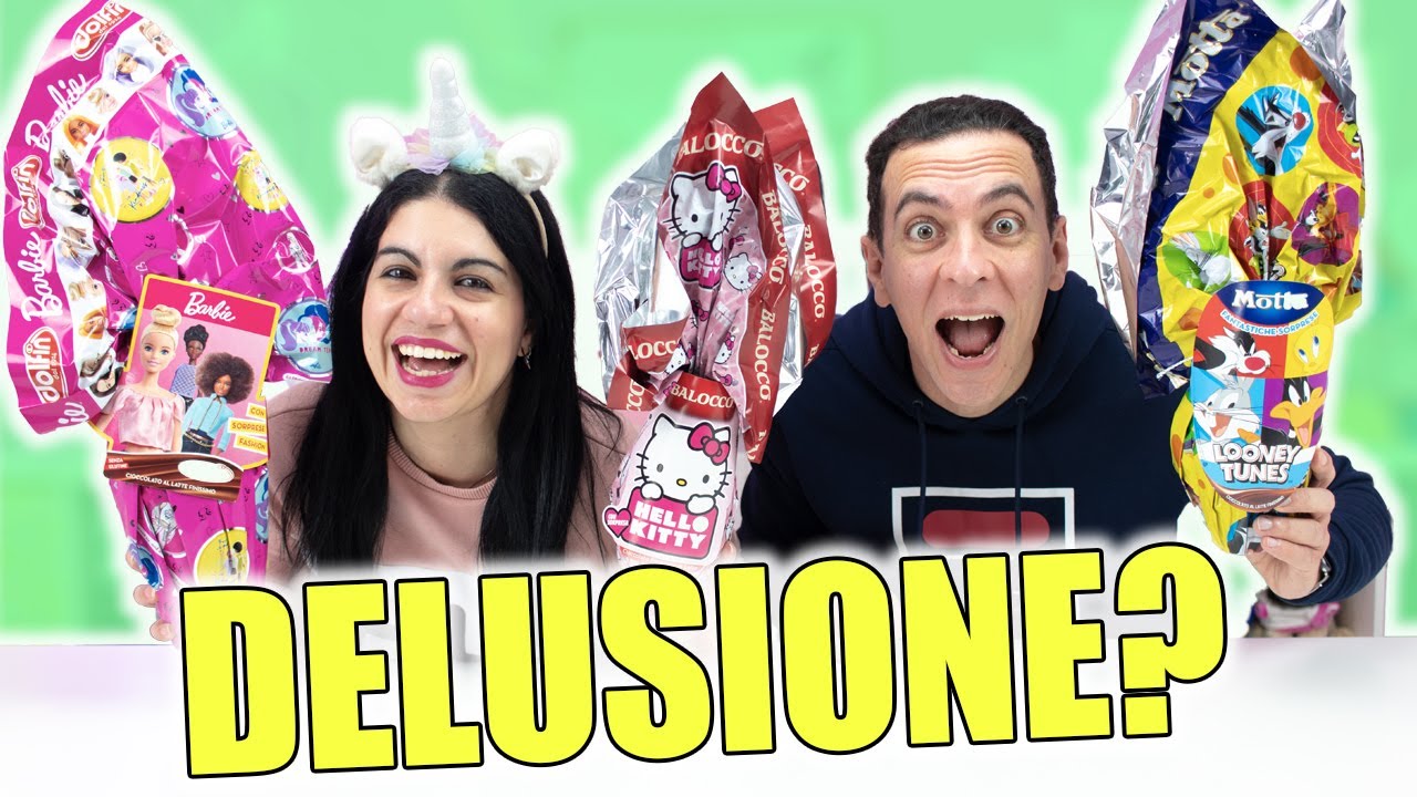 Una DELUSIONE? Apriamo 3 UOVA DI PASQUA! Barbie, Hello Kittie, Looney Tunes