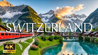 SWITZERLAND 4K | Discover Alpine Serenity, Crystal-Clear Lakes & Majestic Valleys
