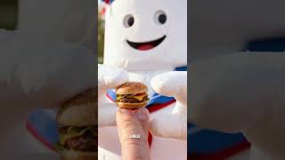 STAY PUFT AT MCDONALD'S! 🍔🍟 #ghostbusters #shorts