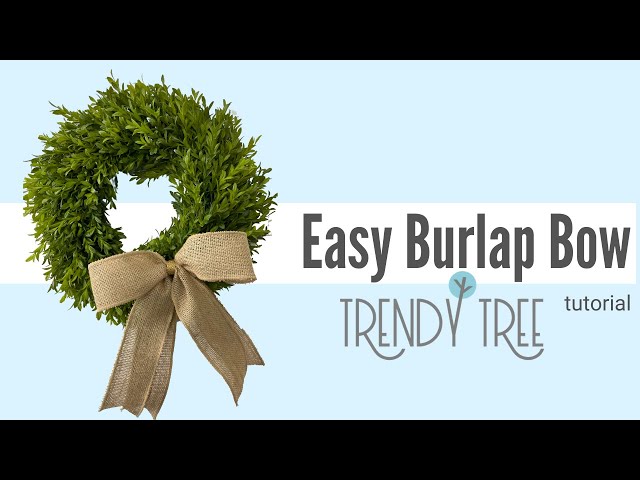 Single Ribbon Bow Tutorial Using the EZ Bowmaker — Trendy Tree