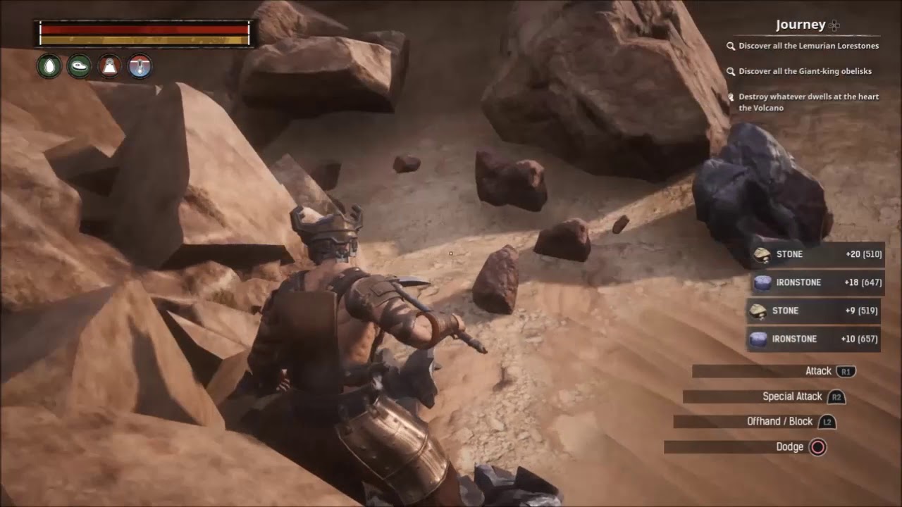 Conan Exiles Iron Farming At Iron Breaker Ridge And How To Make Iron