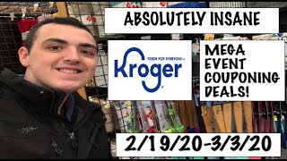 ABSOLUTELY INSANE KROGER MEGA EVENT COUPONING DEALS!!!!----2/19/20-3/3/20