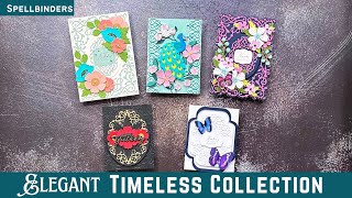 Make Easy Elegant Cards! Timeless Collection w/ Spellbinders #teamspellbinders #neverstopmaking