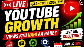 🚀 LIVE Q&A | New YouTubers Ke Sawal Ka Jawab | IQ Junction