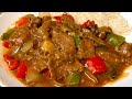 Deliciosa carne de bistec con pimientos - Pepper Steak