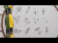 VERY VERY EASY LITTLE FLOWERS EMBROIDERY FOR BEGINNERS 5 MINUTE EMBROIDERY DESIGNS 