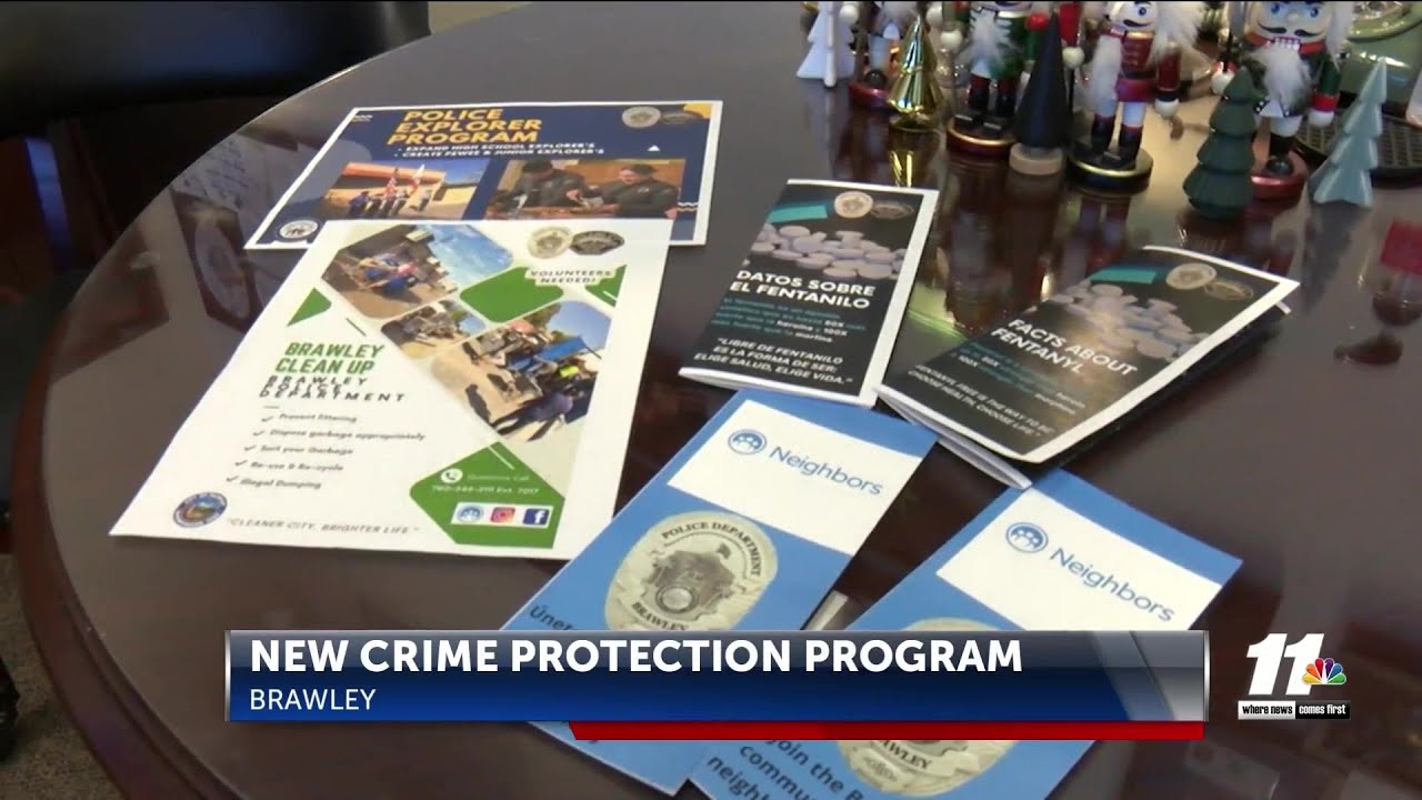 Brawley Police Department introduces its new Crime Prevention Program YouTube