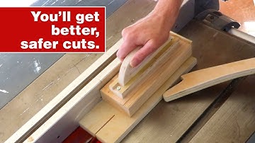 How to make a push block. Essential woodworking jig and shop project.