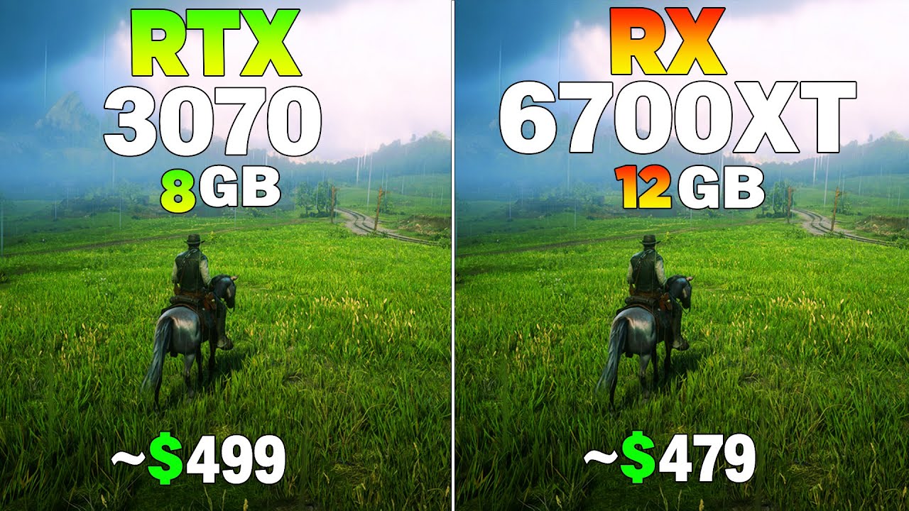 RTX 3070 vs RX 6700 XT - Test in 8 Games - YouTube