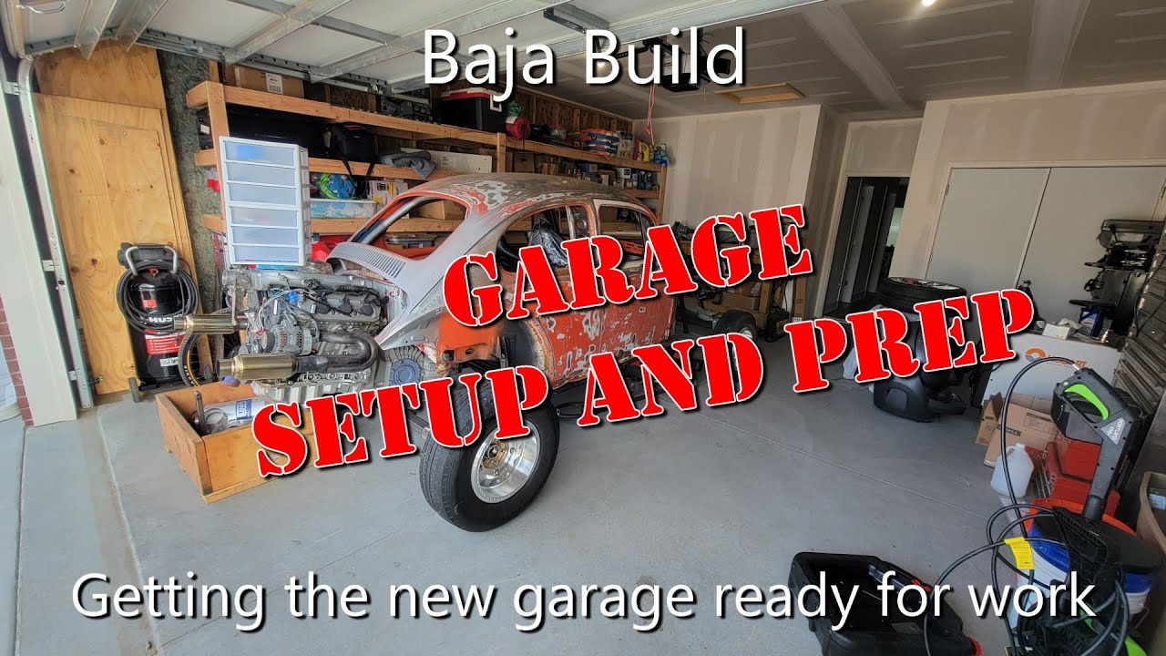 Сборка Vtec Baja Bug (эпизод 84): Быстрая подготовка гаража к работе!