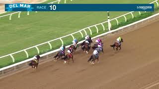 Pioneer Prince wins race 10 at Del Mar 7/26/26