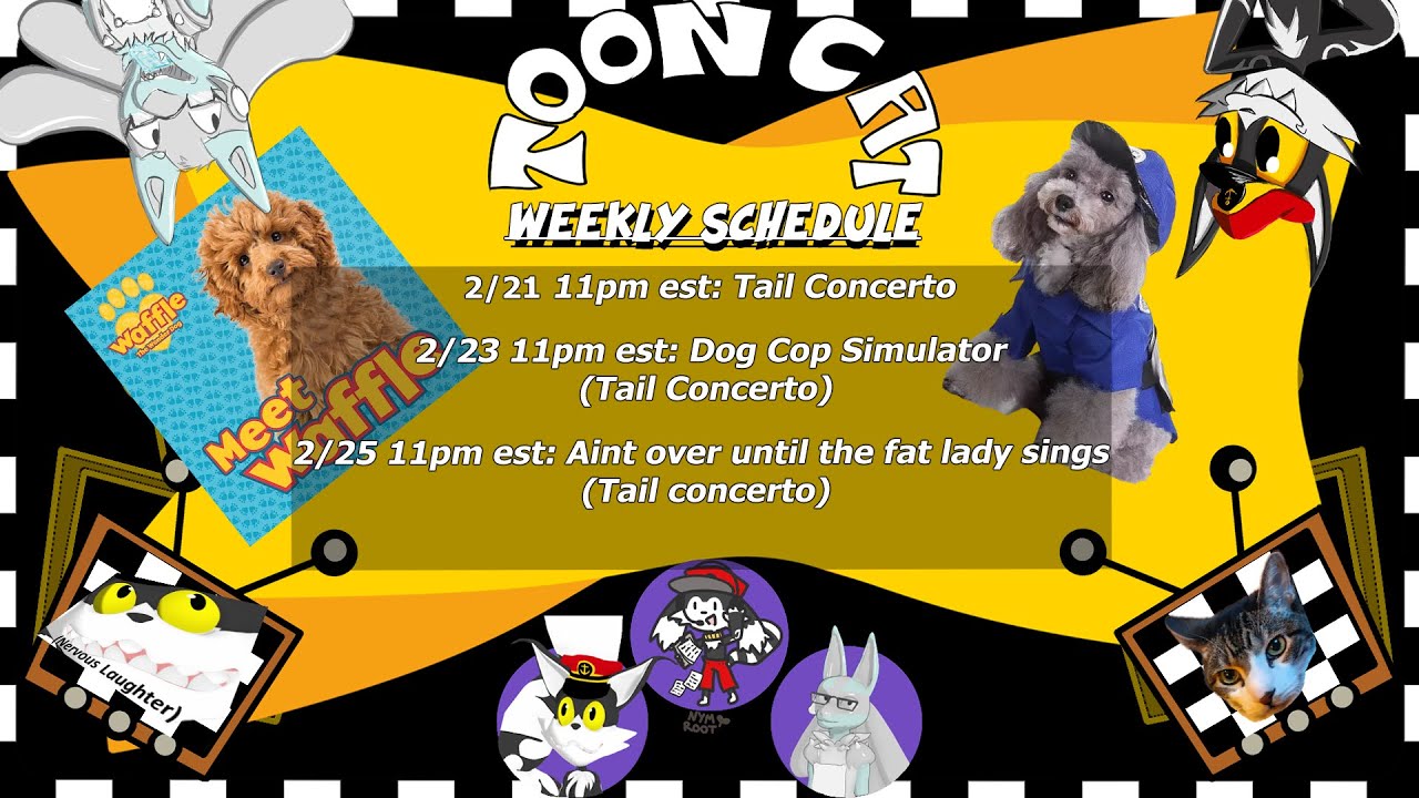 ENG Vtuber l ToonCatTV in: TAIL CONCERTO aka "It's a Hard Knot Life For ...