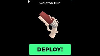 The Skeleton Gun is OP! Roblox BIG Paintball!