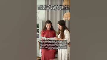 AI Creates a Digital Twin of You from Your Selfies! #shorts #ai #artificialintelligence #technology