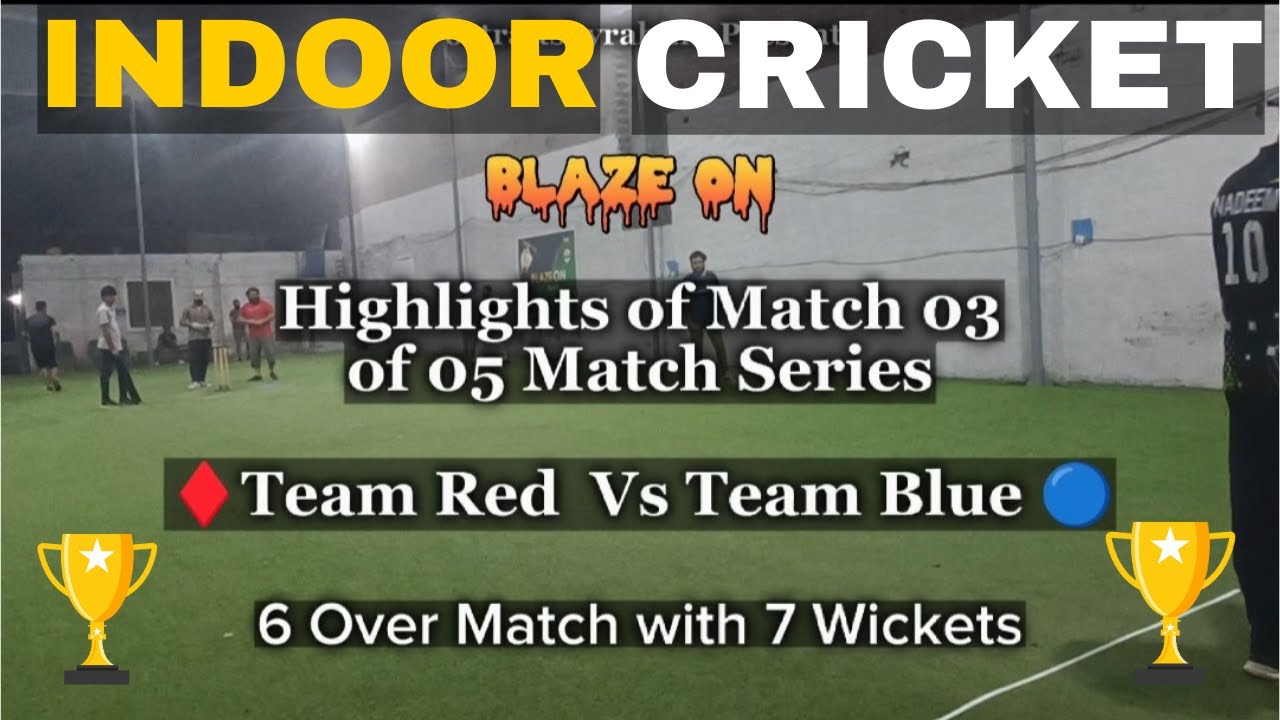 Indoor Cricket Lahore Match 03 of 05 Match Series Tape Ball Cricket