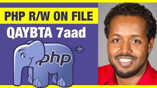 PHP - Read/Write on File - Somali Beginner Tutorial Part 7