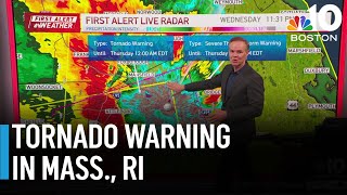 Mass. tornado warning: Nearby radar gives detailed look inside twister