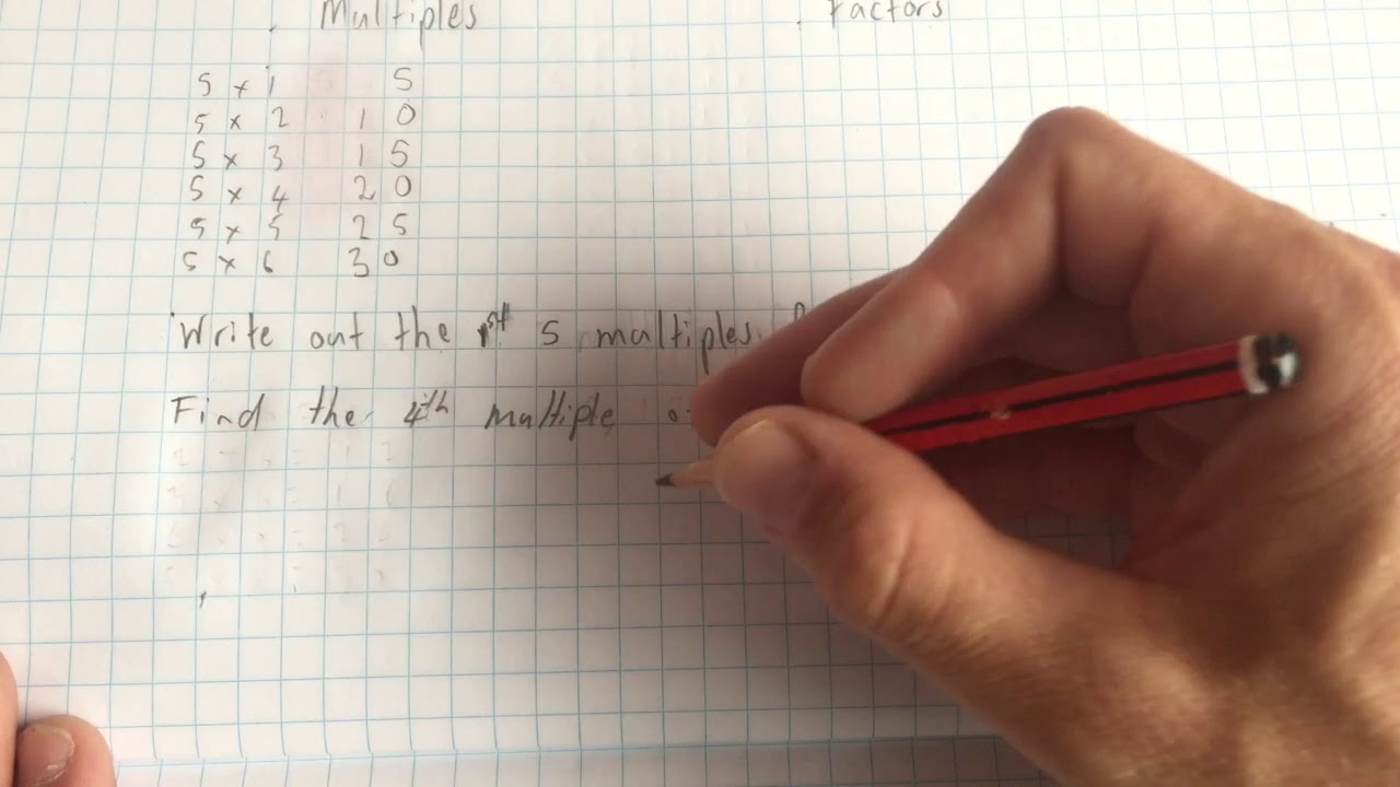 Easy Math Factors and multiples introduction + examples - YouTube