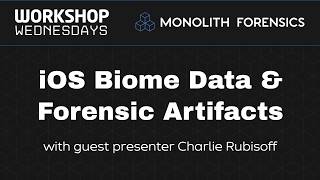 iOS Biome Data and Forensic Artifacts