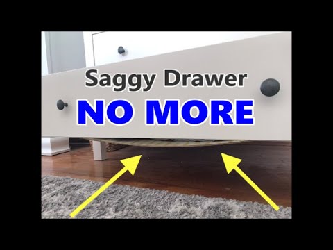 How To Fix Sagging Dresser Drawers Bottom