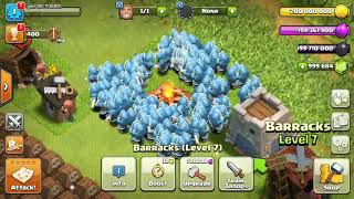 1 Valkaire Vs 1000 Skeleton Traps Clash Of Clans