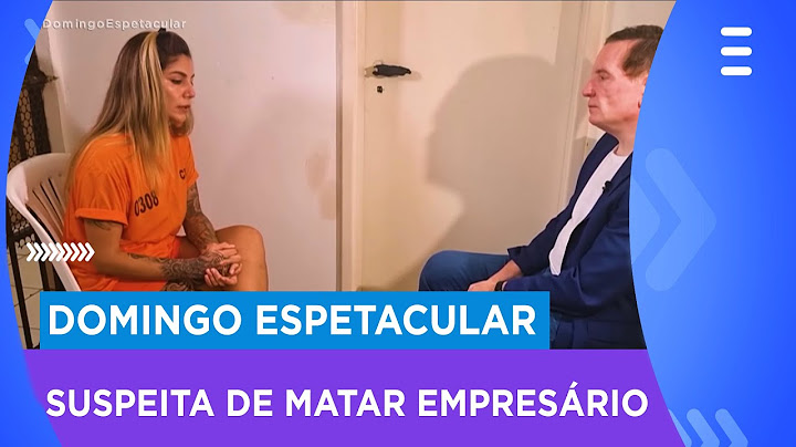 Roberto Cabrini fica frente a frente com viúva suspeita de matar empresário em pousada de luxo