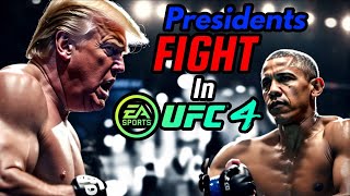 US Presidents fight in UFC 4