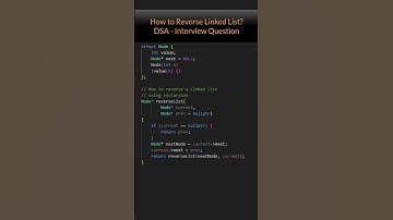 Reverse a Linked List using Recursion | DSA Interview Question #shorts #reels #datastructures