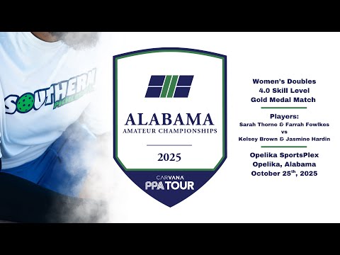 Women’s 4.0 Pickleball (Sarah/ Farrah vs Kelsey/ Mindy)- 2025 AL State Championships