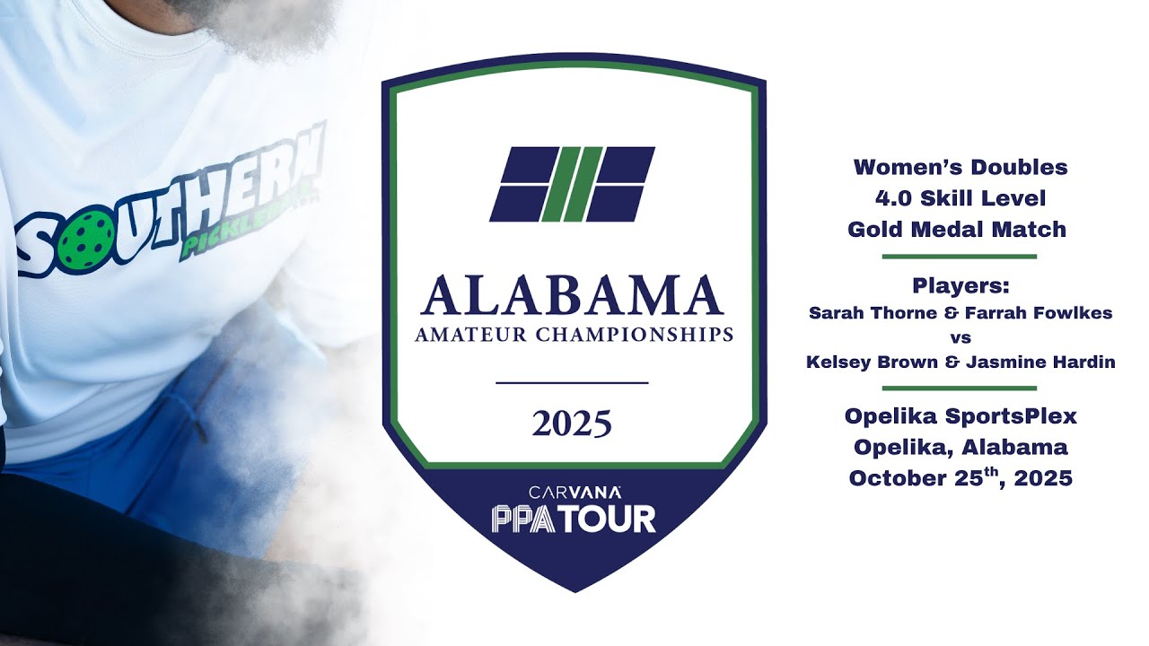 Women’s 4.0 Pickleball (Sarah/ Farrah vs Kelsey/ Mindy)- 2025 AL State Championships