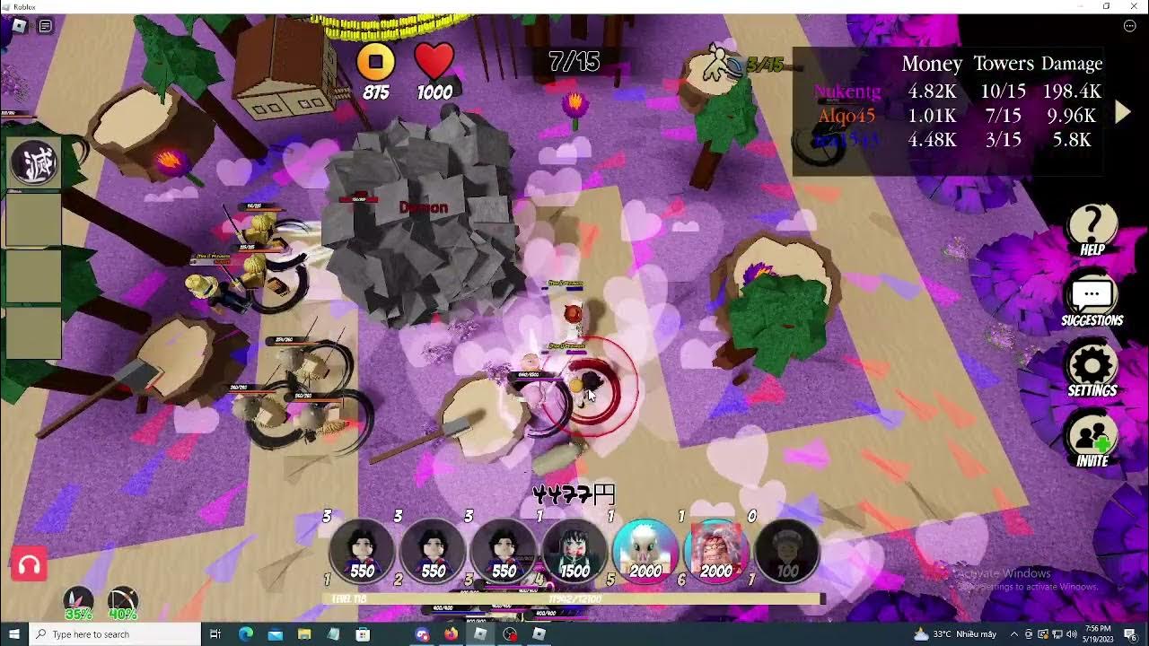 New 6star mitsuri demon slayer tower defense youtube